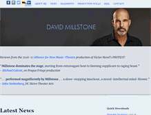 Tablet Screenshot of davidmillstone.com